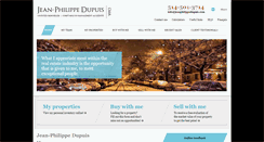 Desktop Screenshot of jeanphilippedupuis.com